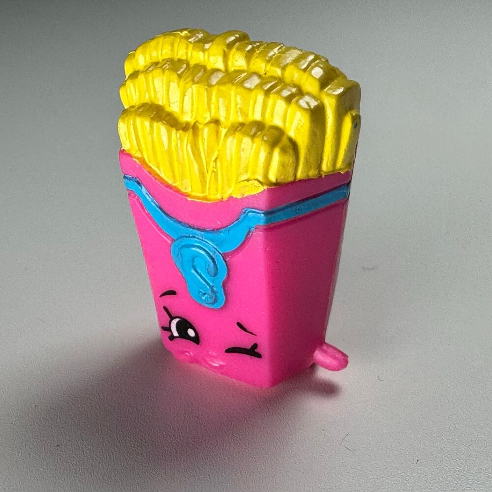 Shopkins Figurine Fiona Fries Pink Yellow Season 3 #3-090 International Takeout
